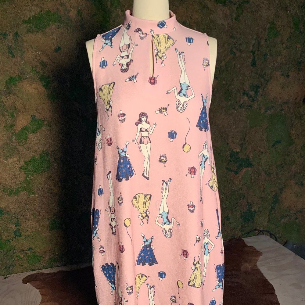 Brand new Paper Doll print dress
